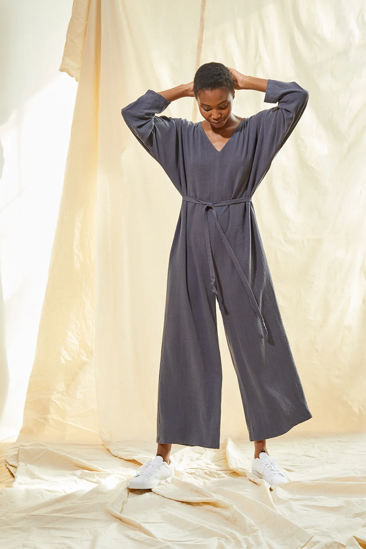 V-Neck Jumpsuit